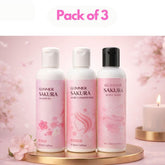 Sakura Shampoo, Hair Conditioner and Body Wash 50 ml each Pack of 3